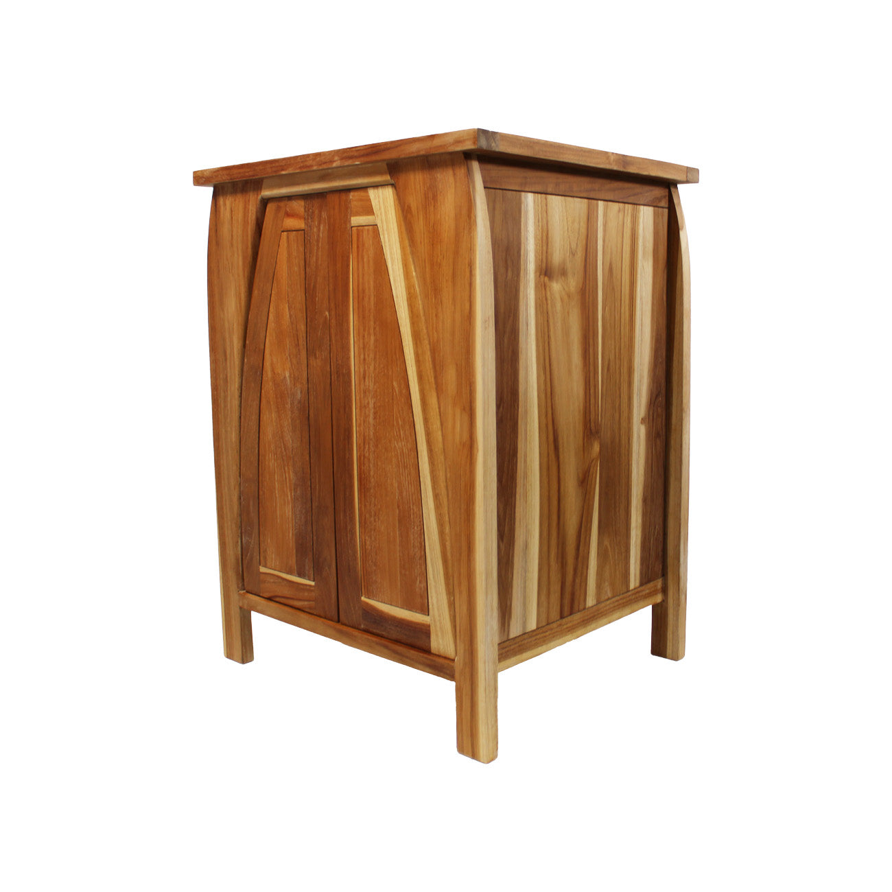 EcoDecors® Tranquility® 24" Teak Wood Free Standing Bathroom Vanity in EarthyTeak Finish