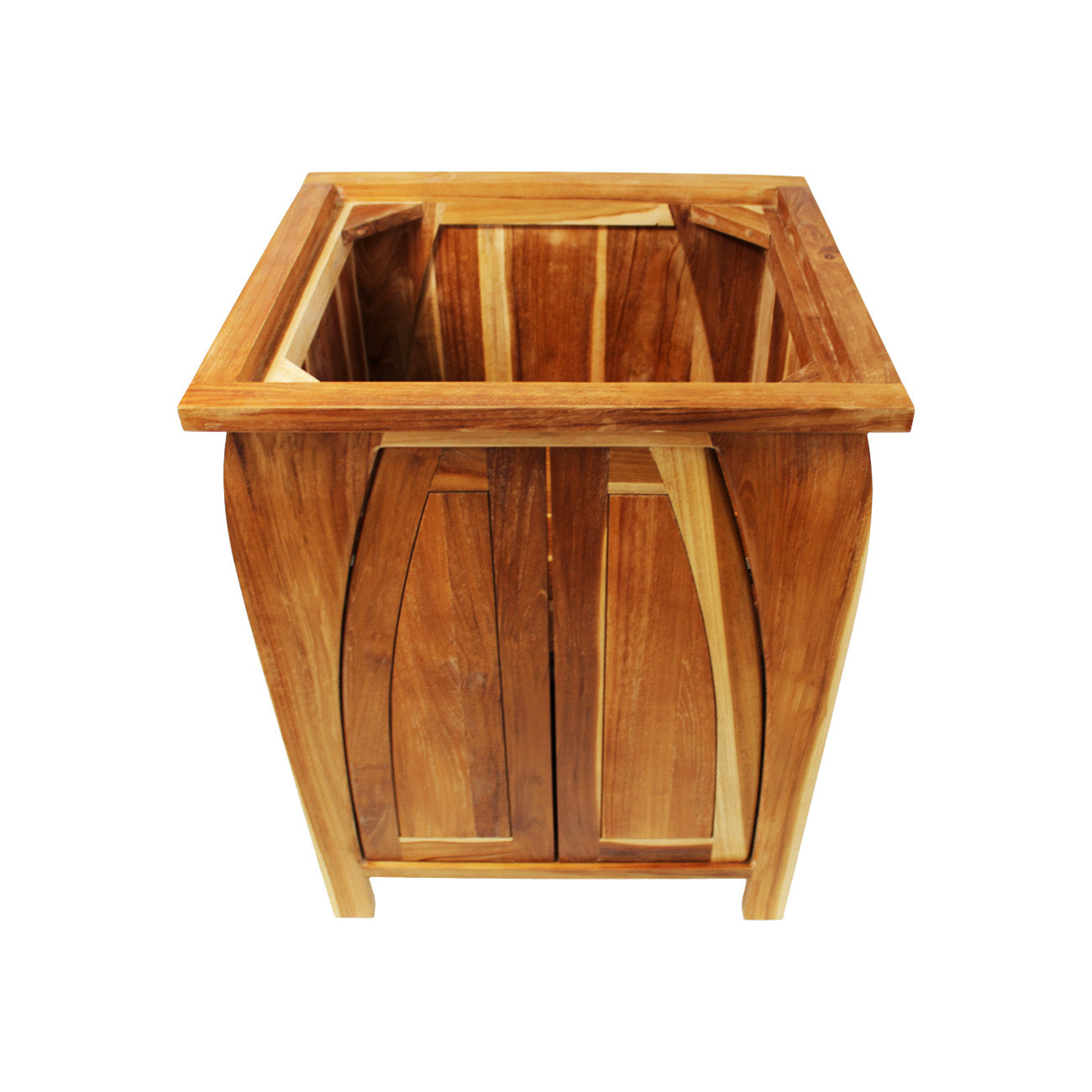 EcoDecors® Tranquility® 24" Teak Wood Free Standing Bathroom Vanity in EarthyTeak Finish