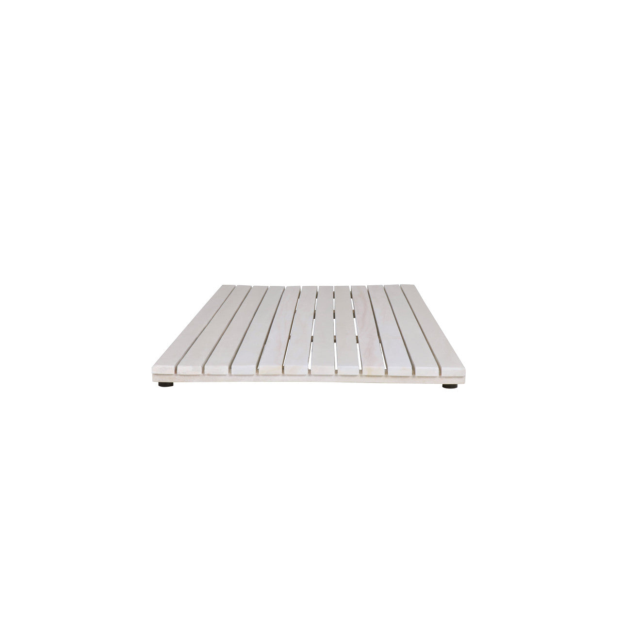 CoastalVogue® Eleganto® 40” Floor Mat in a White Driftwood Finish