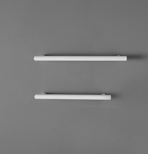 16" Straight White Shower Grab Bar, ADA Compliant Handle Grab Bars for Bathroom | Wall Mount Grab Bar, Safety Hand Rail Support - Senior Assist Bath Handle