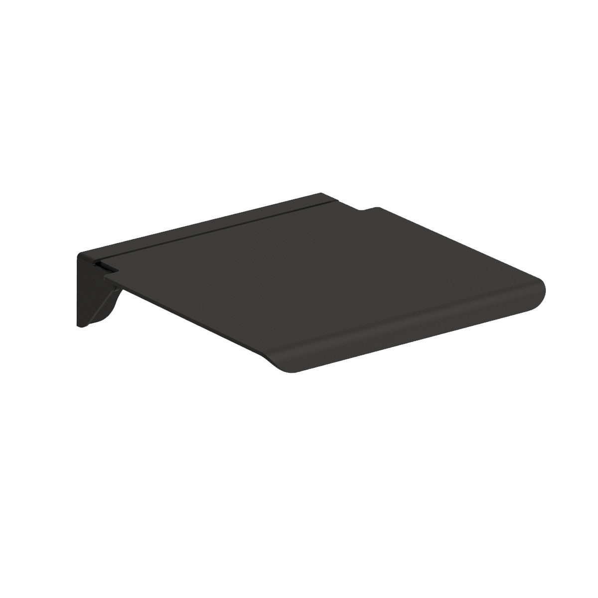 ADA Compliant Black Folding Shower Seat 15 x 15 Inches Wall