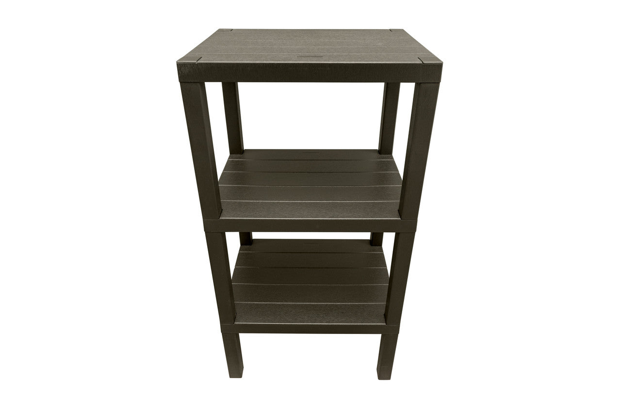 Tatay Plasticality 29in Tall ShowerShelf TT1706 in a Brown Finish