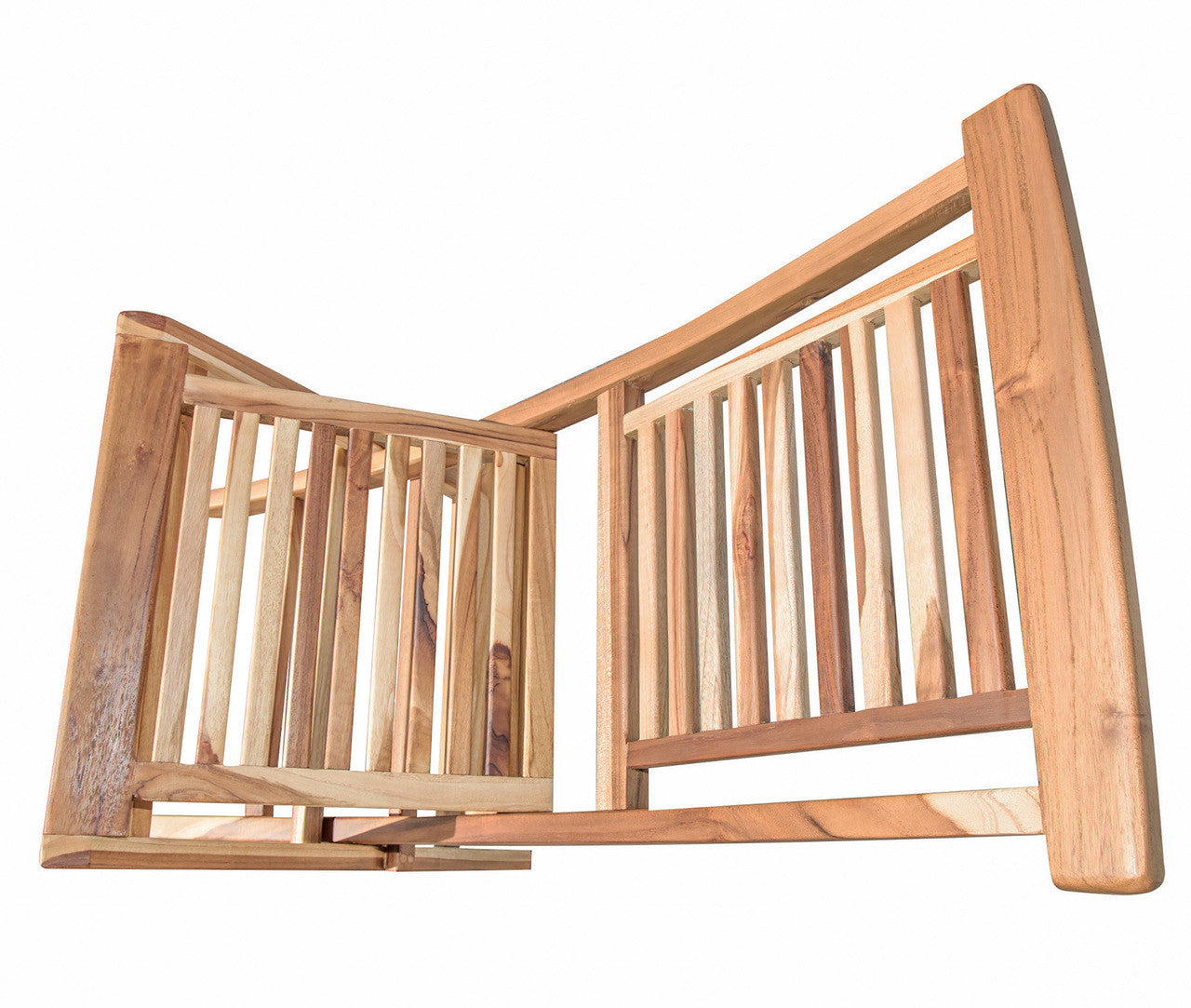 EcoDecors® Teak Wood Folding Chair in EarthyTeak Finish