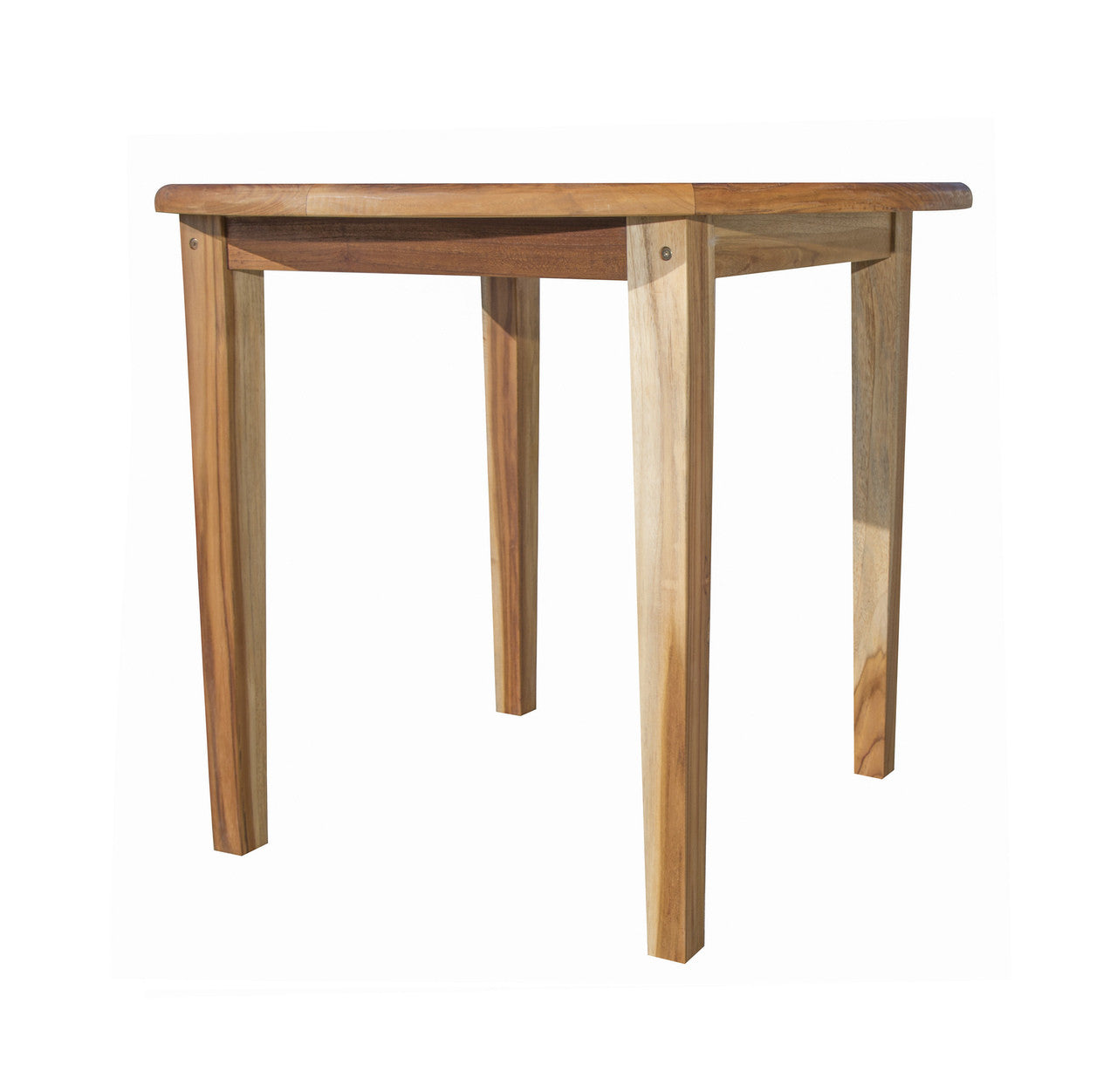 EcoDecors® Oasis® 36" Teak Wood Round Table in EarthyTeak Finish