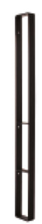 Black Fuzion™ Combo Vertical Shelf with Grab Bar