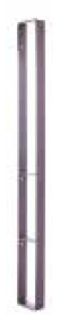 Purple Gray Fuzion™ Combo Vertical Shelf with Grab Bar