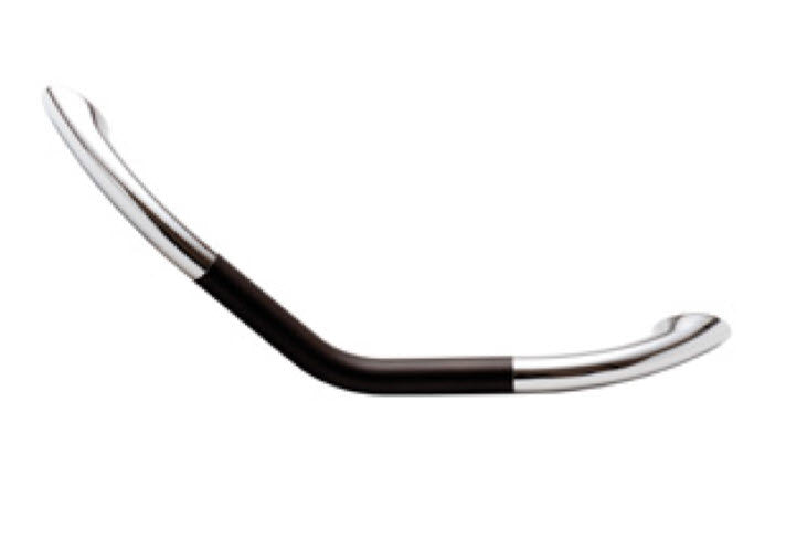 angled grab bar with soft grip